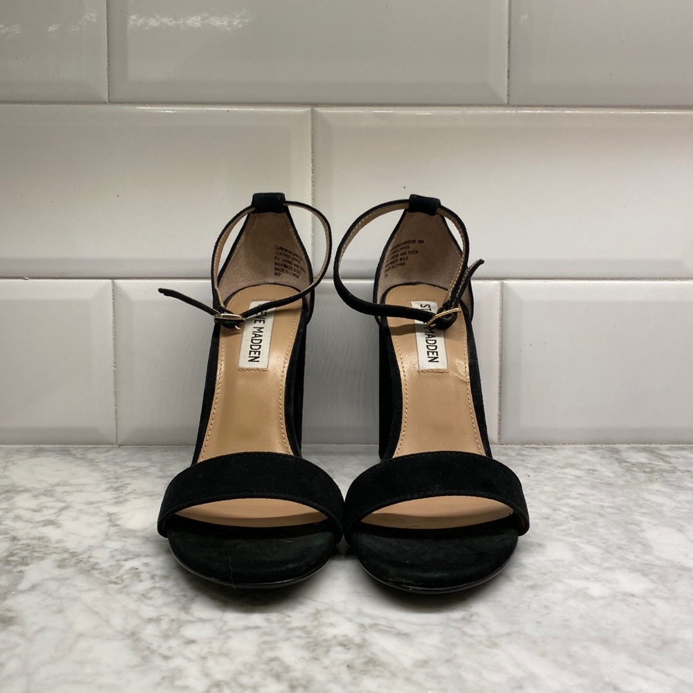 Steve Madden suede block heel sandal